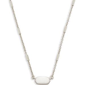 Kendra Scott Fern Pendant Necklace in Silver
